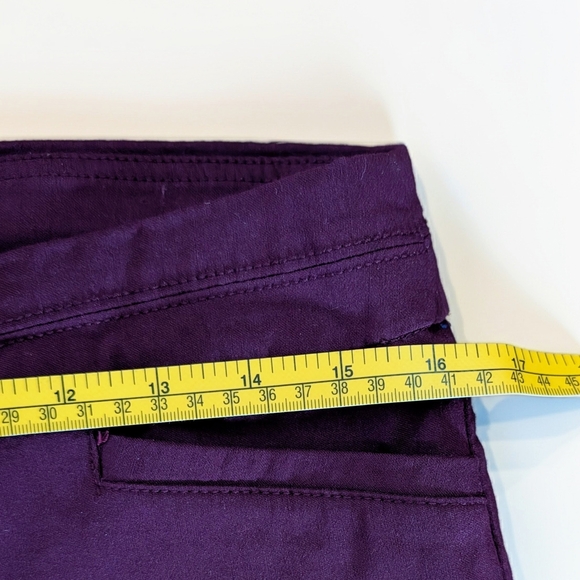 (Apt.9) Brynn Ladies' Purple Capri Pantssize 12p - Picture 4 of 6